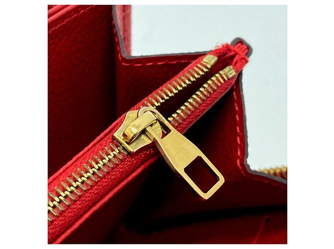 Zippy Geldbörse Monogram Empreinte Louis Vuitton Rot Fuschia - Ansicht 10