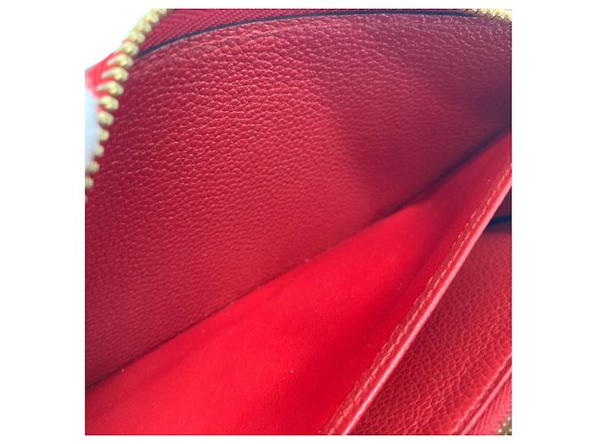 Zippy Geldbörse Monogram Empreinte Louis Vuitton Rot Fuschia - Ansicht 14