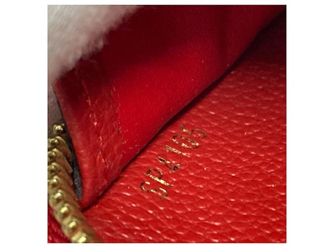 Zippy Geldbörse Monogram Empreinte Louis Vuitton Rot Fuschia - Ansicht 15