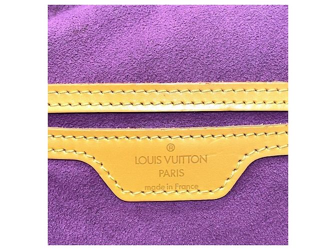 Zaino Cobran Epi Louis Vuitton Giallo - vista 10