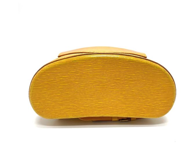 Zaino Cobran Epi Louis Vuitton Giallo - vista 4