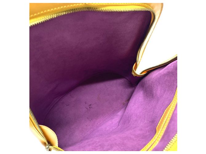 Zaino Cobran Epi Louis Vuitton Giallo - vista 8