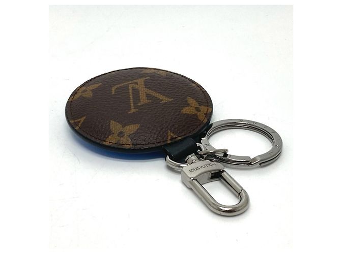 Gepolsterter Charm-Schlüsselanhänger Monogramm Louis Vuitton Braun Blau - Ansicht 5