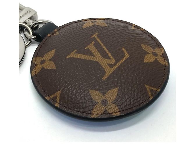 Gepolsterter Charm-Schlüsselanhänger Monogramm Louis Vuitton Braun Blau - Ansicht 8