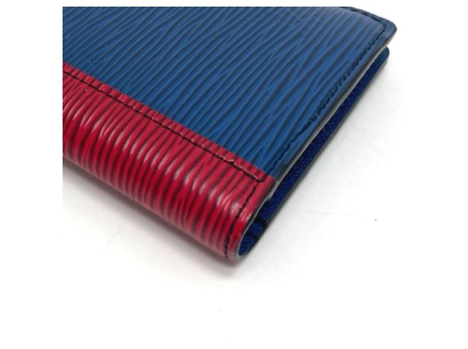 Cartera Bifold Long Brazza NM de Cuero Epi Louis Vuitton Roja Azul Verde - vista 4