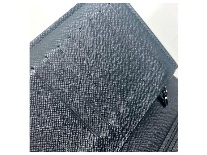 Brazza Louis Vuitton Monogram Eclipse Bifold Wallet Black - view 11