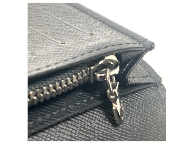 Brazza Louis Vuitton Monogram Eclipse Bifold Wallet Black - view 13