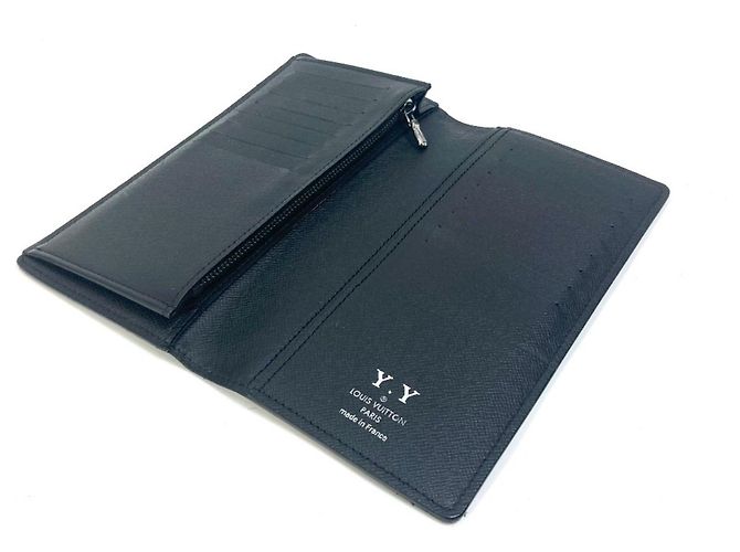 Brazza Louis Vuitton Monogram Eclipse Bifold Wallet Black - view 9