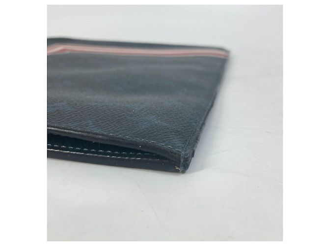 Borsa Clutch Pochette Jour GM Monogramma Cobalto di Louis Vuitton Bianco Rosso Blu navy - vista 7