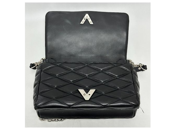 Borsa a catena 2 in 1 in pelle trapuntata Louis Vuitton Nero - vista 11