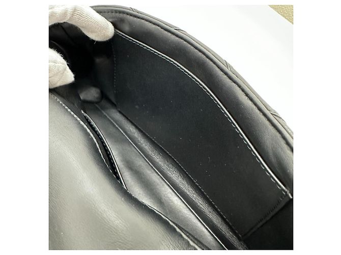 Borsa a catena 2 in 1 in pelle trapuntata Louis Vuitton Nero - vista 13