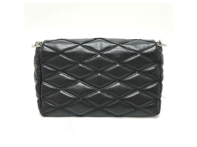 Borsa a catena 2 in 1 in pelle trapuntata Louis Vuitton Nero - vista 2