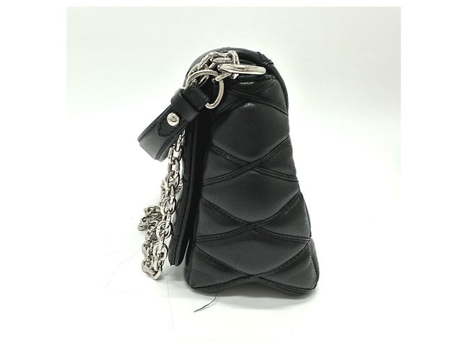 Borsa a catena 2 in 1 in pelle trapuntata Louis Vuitton Nero - vista 3