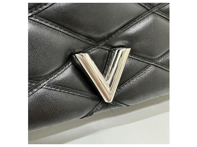 Borsa a catena 2 in 1 in pelle trapuntata Louis Vuitton Nero - vista 8