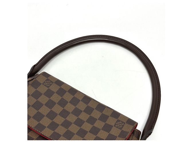 Louis Vuitton Damier Mini Looping Schultertasche Braun Damier ebene - Ansicht 8