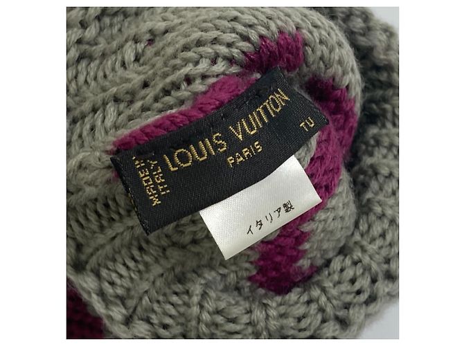 Muffole in Maglia Monogram Louis Vuitton Viola scuro - vista 5