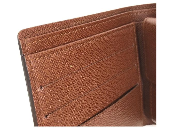 Portafoglio corto Marco Monogramma Louis Vuitton Marrone - vista 12