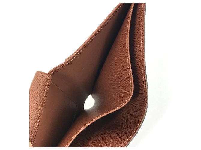 Portafoglio corto Marco Monogramma Louis Vuitton Marrone - vista 13