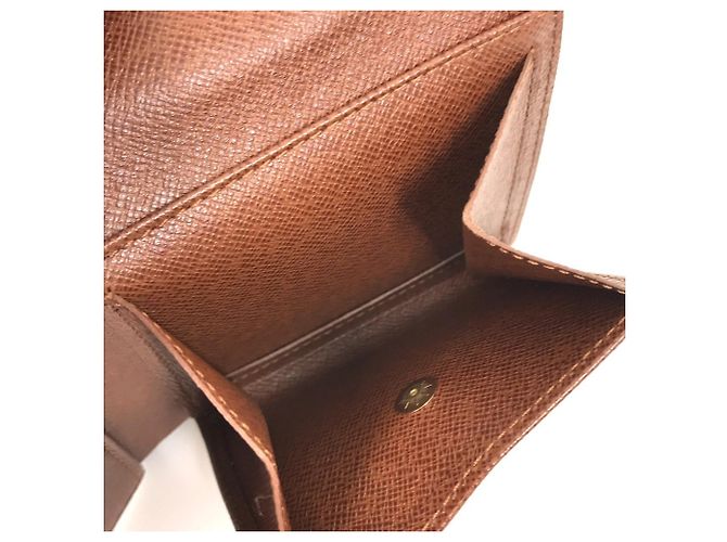 Portafoglio corto Marco Monogramma Louis Vuitton Marrone - vista 14