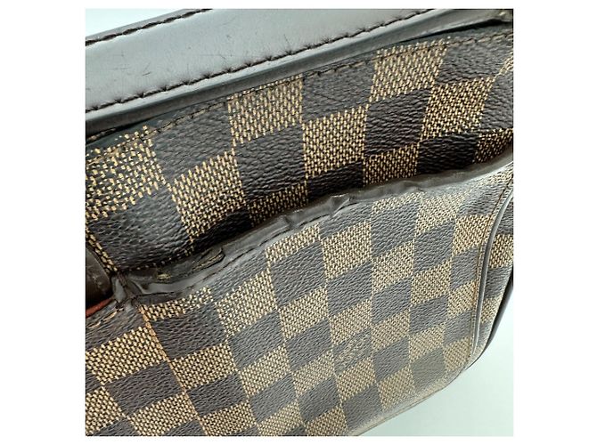 Borsa a Spalla Damier Aubergine Louis Vuitton Marrone Damier ebene - vista 10