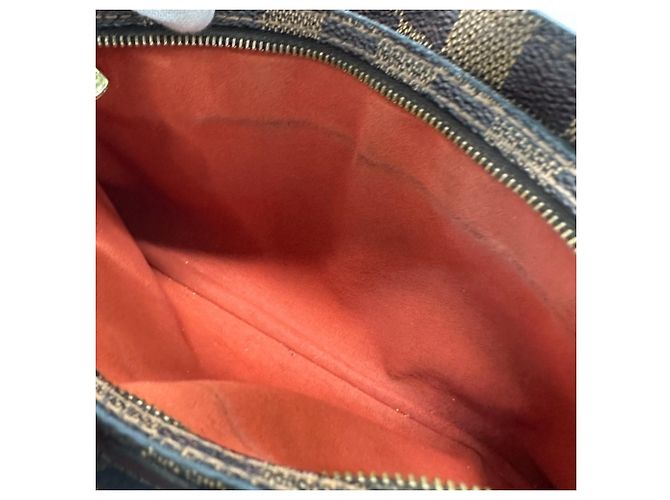 Borsa a Spalla Damier Aubergine Louis Vuitton Marrone Damier ebene - vista 15
