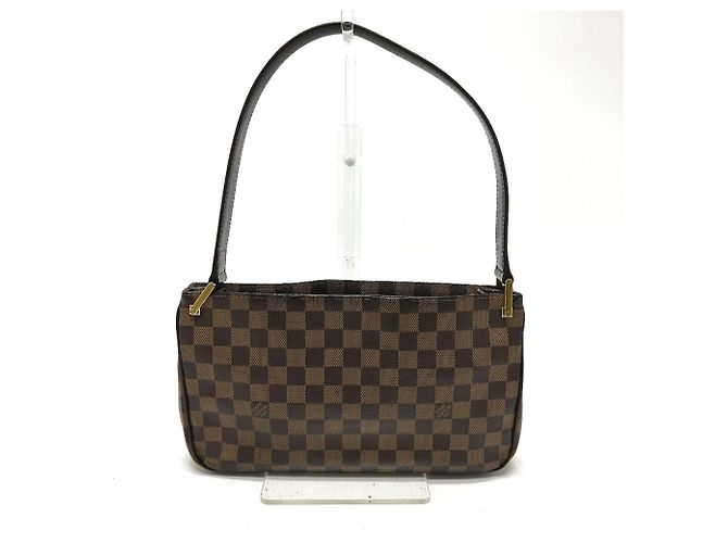 Borsa a Spalla Damier Aubergine Louis Vuitton Marrone Damier ebene - vista 2