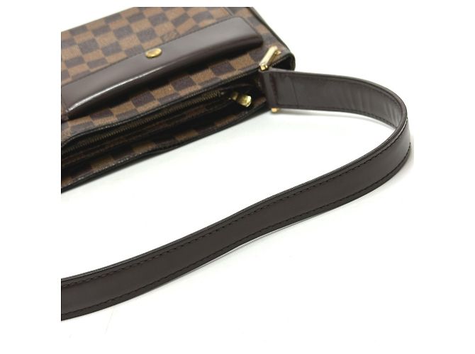 Borsa a Spalla Damier Aubergine Louis Vuitton Marrone Damier ebene - vista 7