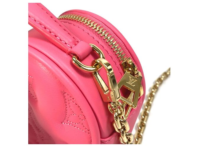 Pochette Louis Vuitton Monogram Bubblegram Pop My Heart Rosa - vista 10