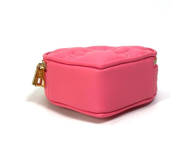 Pochette Louis Vuitton Monogram Bubblegram Pop My Heart Rosa - vista 13