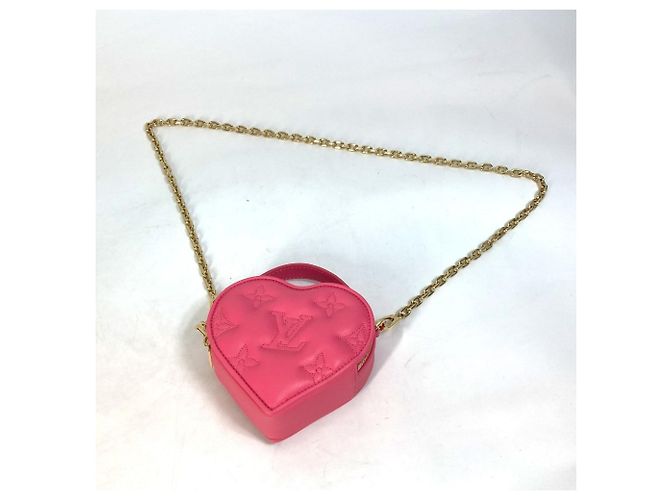 Pochette Louis Vuitton Monogram Bubblegram Pop My Heart Rosa - vista 4