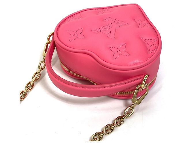 Pochette Louis Vuitton Monogram Bubblegram Pop My Heart Rosa - vista 6
