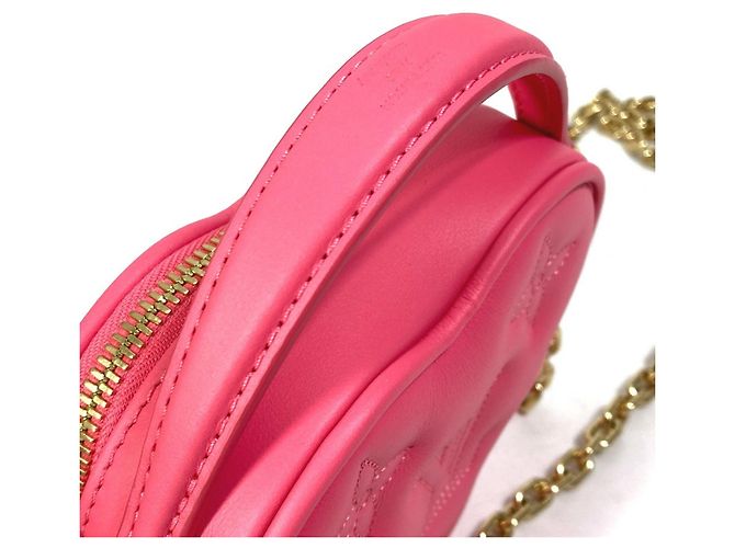 Pochette Louis Vuitton Monogram Bubblegram Pop My Heart Rosa - vista 7