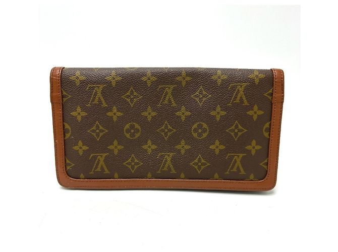 Louis Vuitton Monogram Pochette Dame PM Clutch Tasche Braun - Ansicht 2