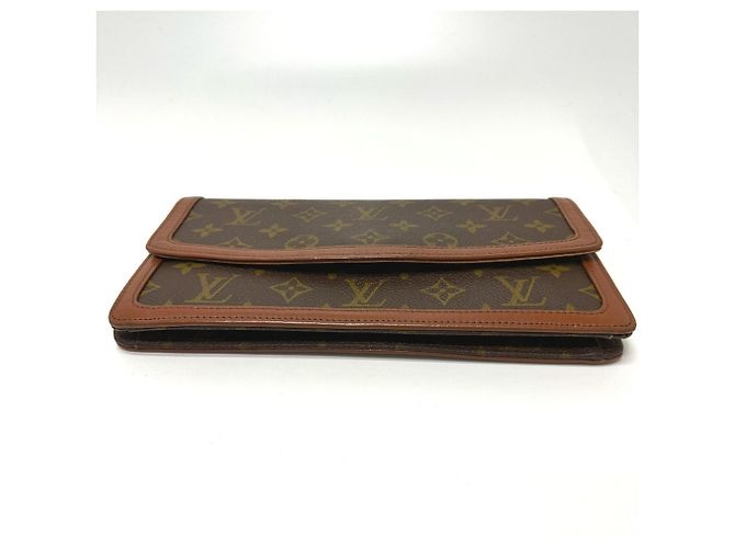 Louis Vuitton Monogram Pochette Dame PM Clutch Tasche Braun - Ansicht 3