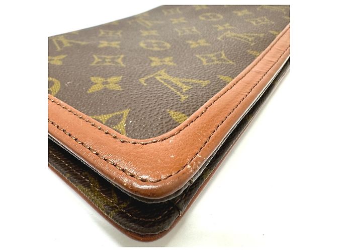 Louis Vuitton Monogram Pochette Dame PM Clutch Tasche Braun - Ansicht 7