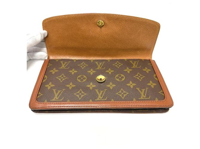 Louis Vuitton Monogram Pochette Dame PM Clutch Tasche Braun - Ansicht 9