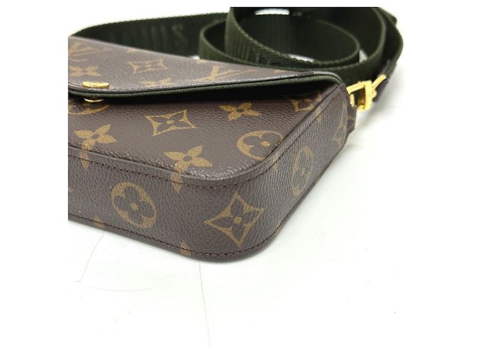 Borsa a Spalla Monogram Multi Pochette Felicie di Louis Vuitton Marrone - vista 4