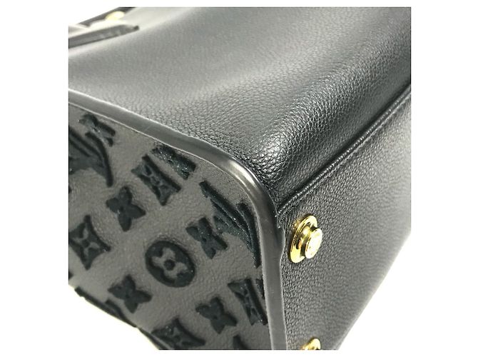 Louis Vuitton Monogram Tuftage On My Side MM Tote Bag Schwarz - Ansicht 8