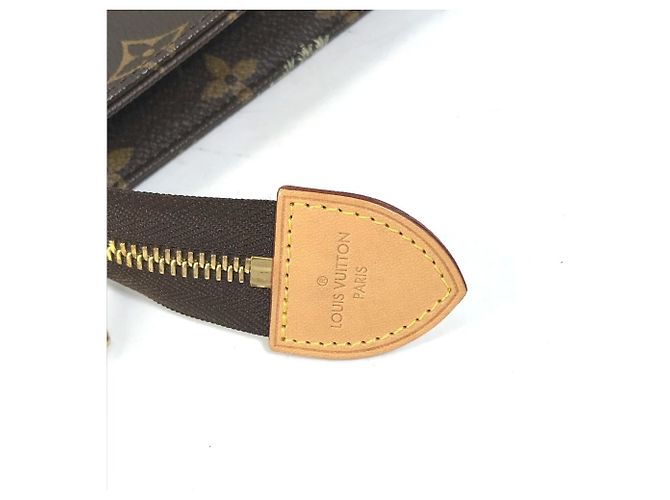 Borsa Clutch Pochette Voyage Louis Vuitton Monogram Christopher Nemeth Rope Marrone - vista 6