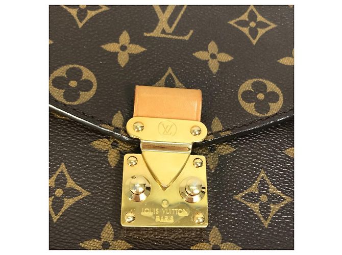 Borsa Pochette Metis MM Monogramma Louis Vuitton Marrone - vista 13