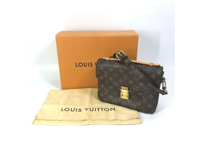 Borsa Pochette Metis MM Monogramma Louis Vuitton Marrone - vista 16