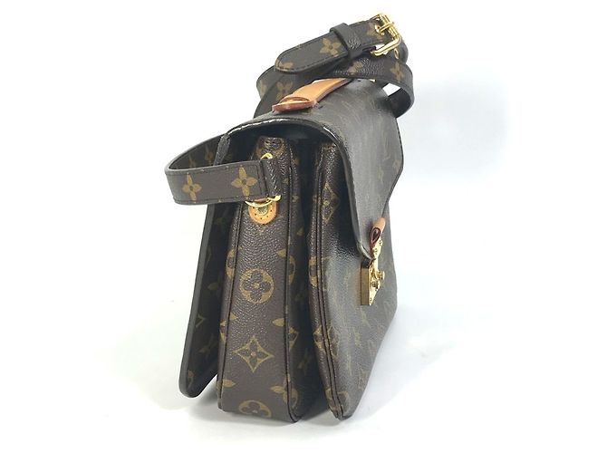 Borsa Pochette Metis MM Monogramma Louis Vuitton Marrone - vista 3