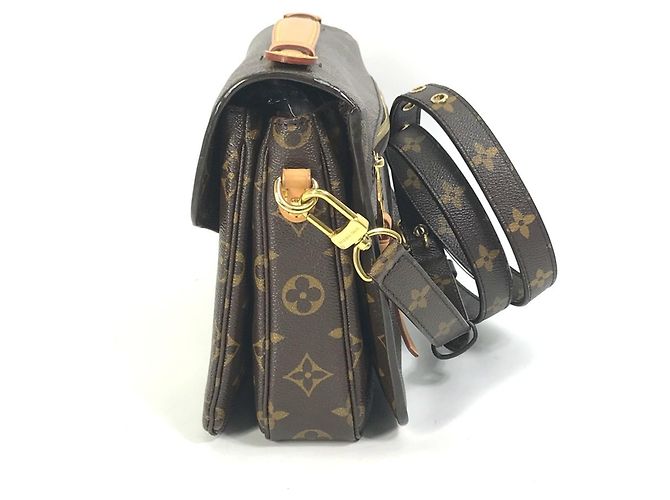 Borsa Pochette Metis MM Monogramma Louis Vuitton Marrone - vista 4