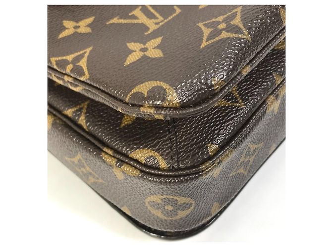 Borsa Pochette Metis MM Monogramma Louis Vuitton Marrone - vista 6