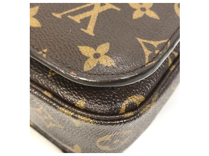 Borsa Pochette Metis MM Monogramma Louis Vuitton Marrone - vista 8