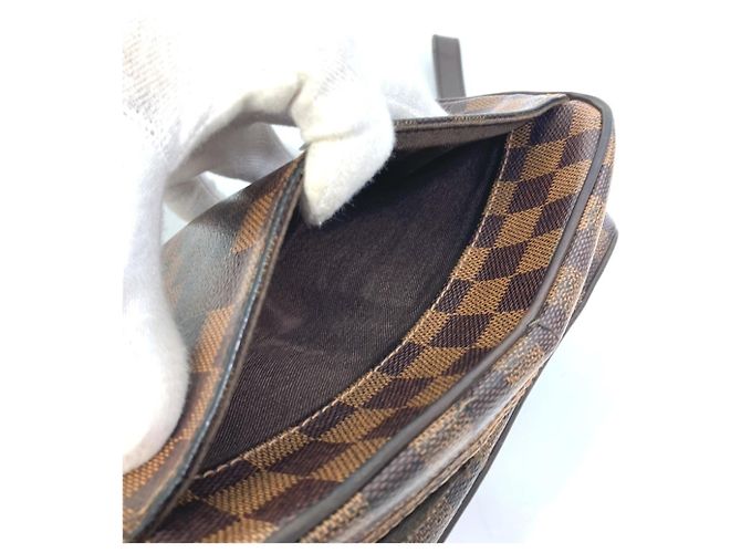 Pochette Saint Paul Damier di Louis Vuitton Marrone Damier ebene - vista 10