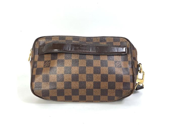 Pochette Saint Paul Damier di Louis Vuitton Marrone Damier ebene - vista 2