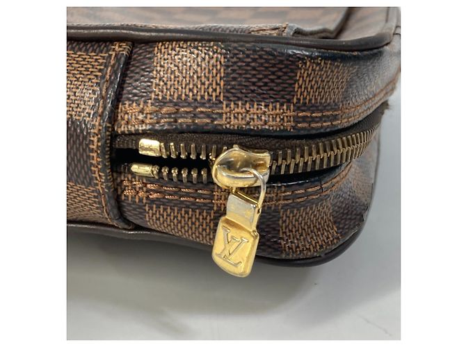 Pochette Saint Paul Damier di Louis Vuitton Marrone Damier ebene - vista 8