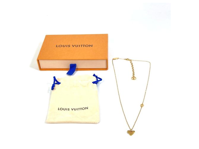 Collier Pendentif Clé Rocky Louis Vuitton Doré - vue 12
