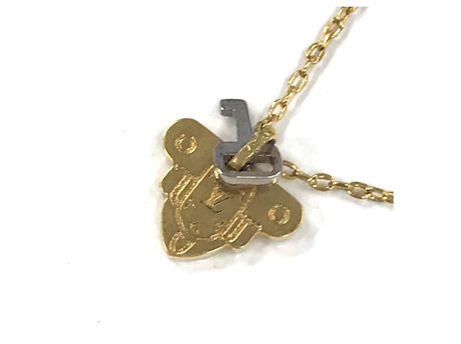 Collier Pendentif Clé Rocky Louis Vuitton Doré - vue 2